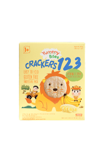 Bundle of 2 - Yummy Bites Rice Cracker 123